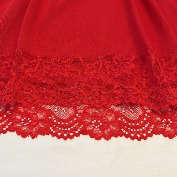 Daisy Fuentes Intimates Lace Baby Doll negligée thong Push Up Bra - Picture 2 of 11